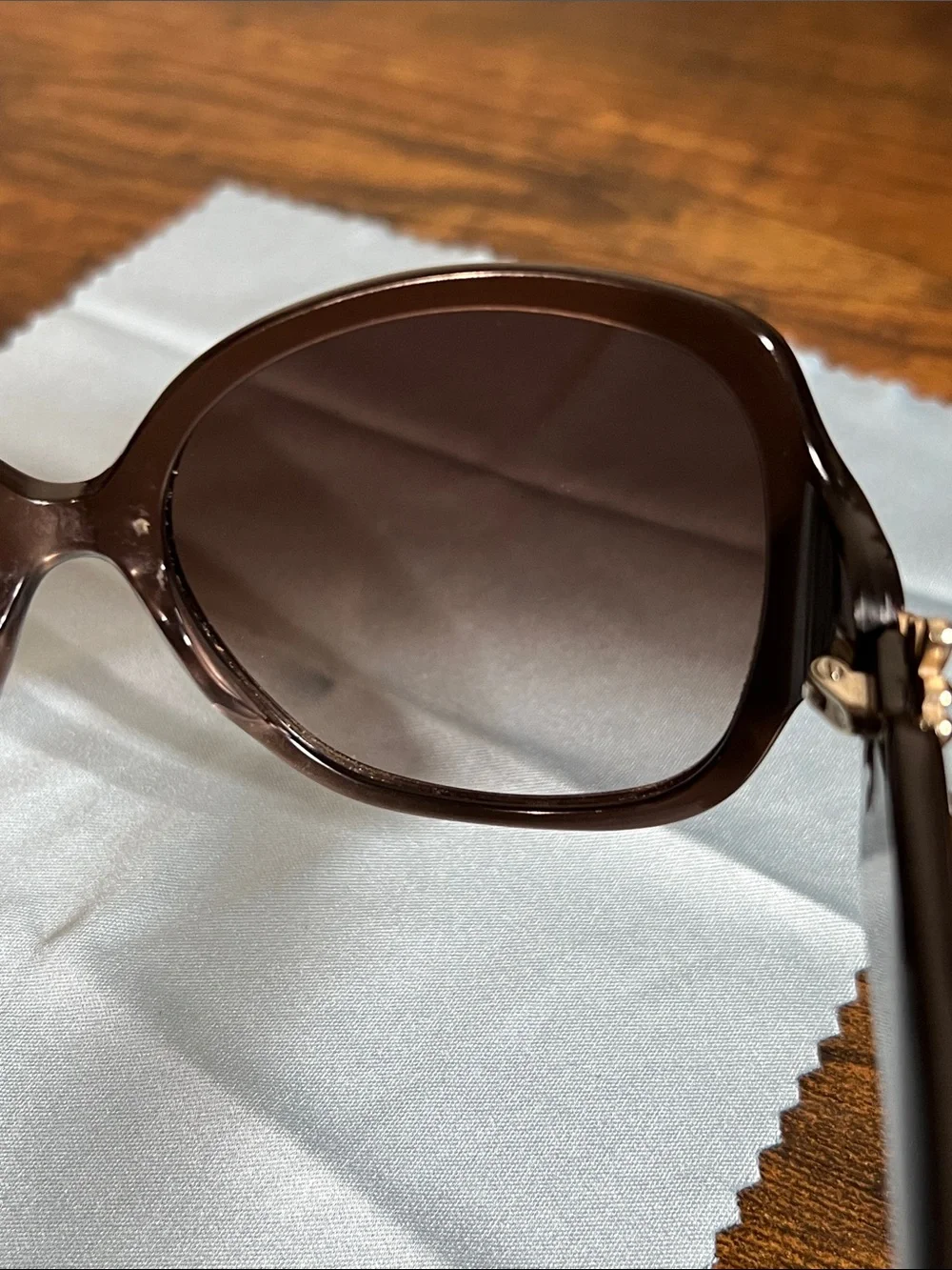 Vera Bradley Brown Floral-Accent Women's Sunglasses